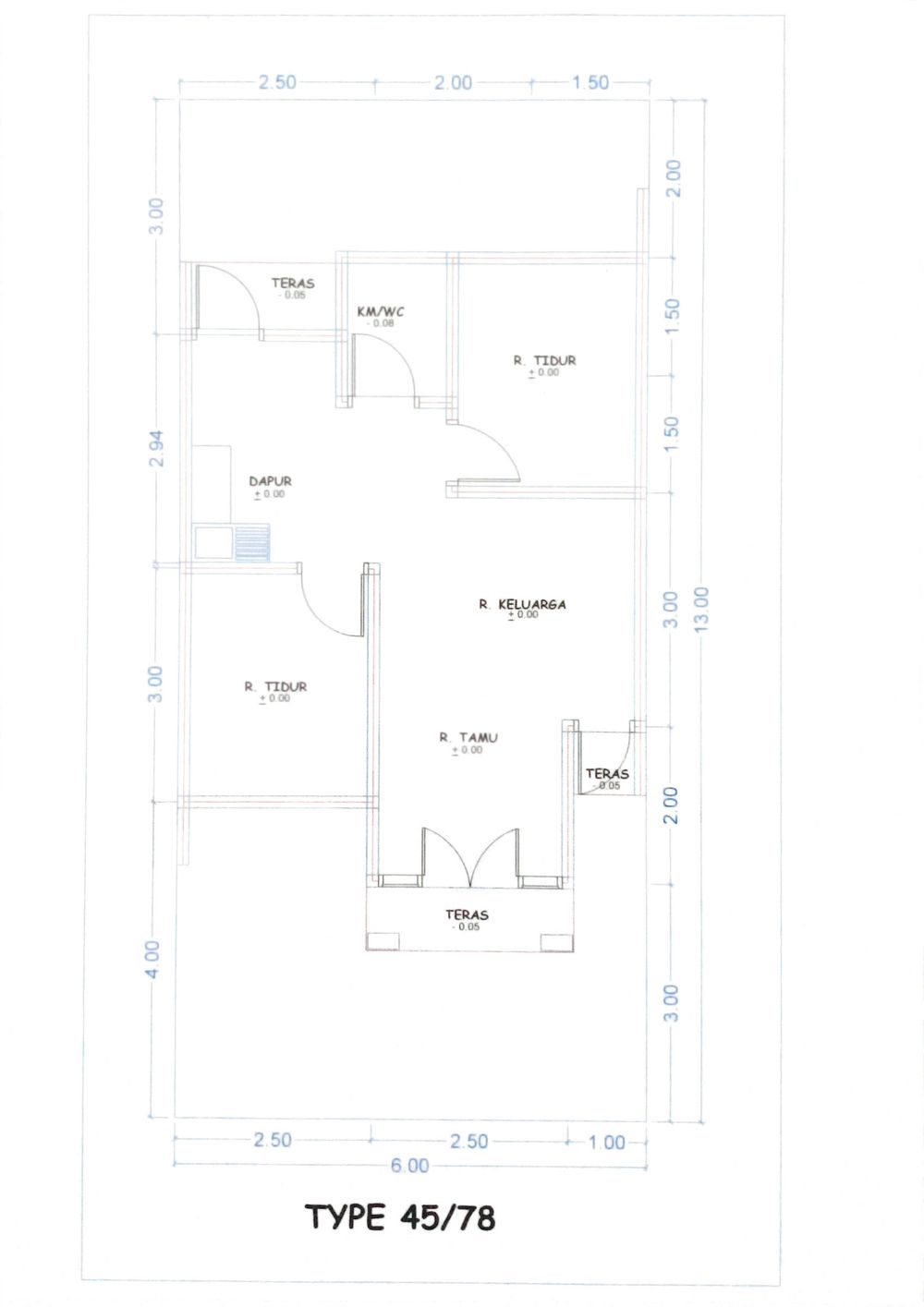 Layout Tipe 45